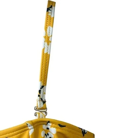 SeaFancy Tankini Top Swim Daisy All Over Print Swimwear Ruffle NEW Size Large - Picture 3 of 8